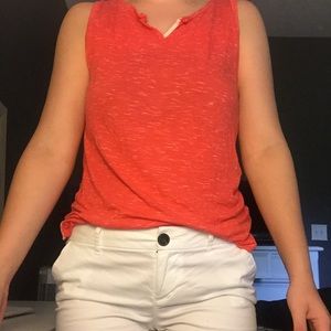 RED/Burnt Orange TANK TOP